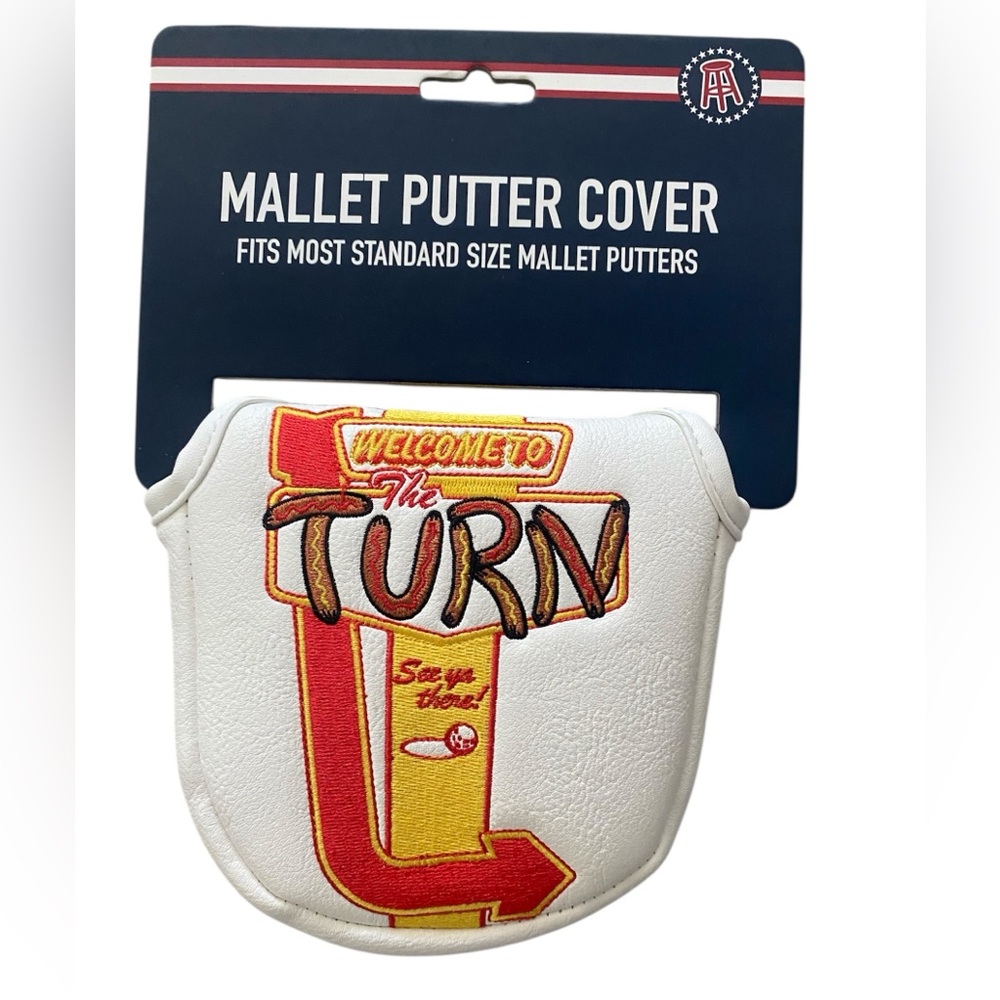 Barstool Golf "The Turn" Mallet Putter Cover New - Golf